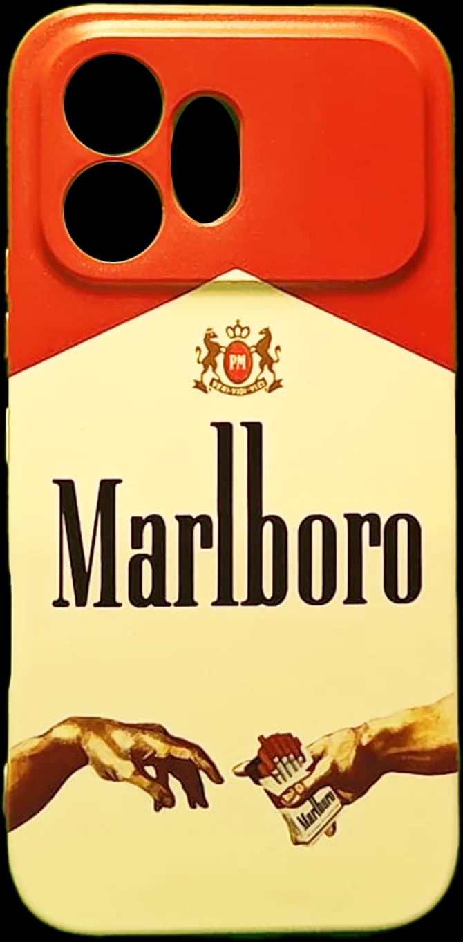 Red Pack — Retro pack art in red and cream.